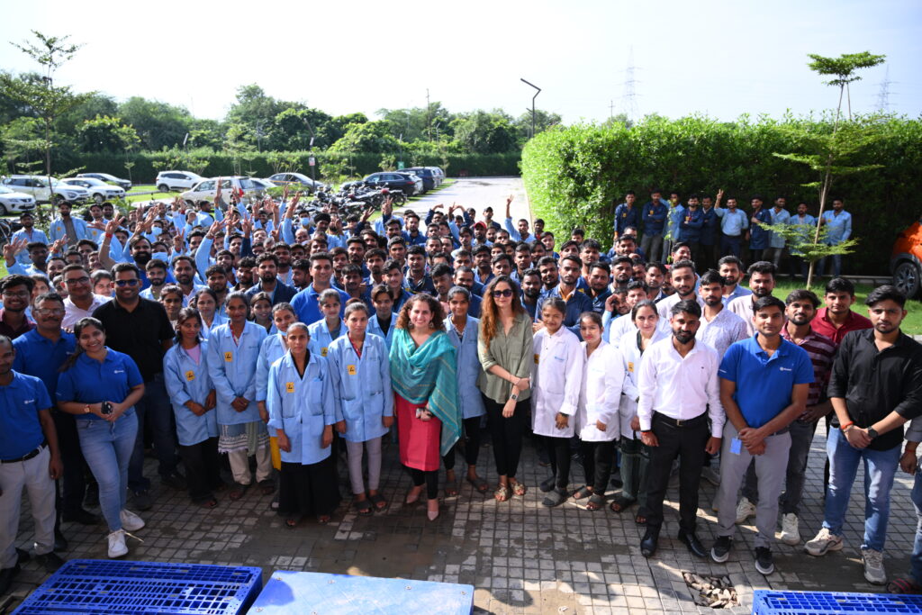 Kimbal employees at Kimbal Mega Plant, Greater Noida 