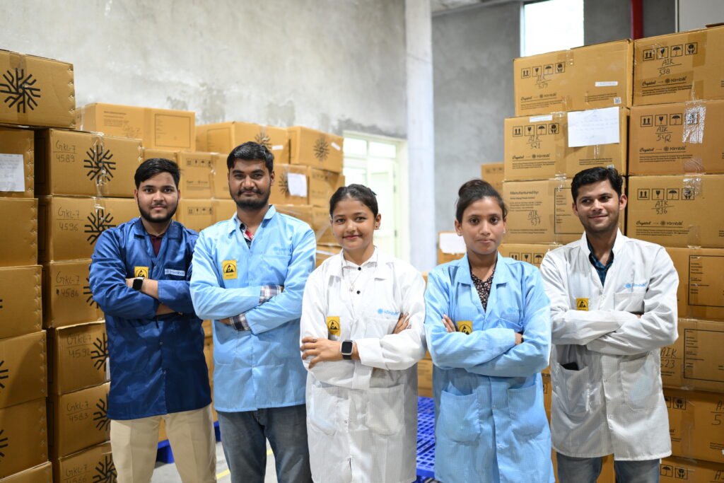 Kimbal employees at Kimbal Mega Plant, Greater Noida 