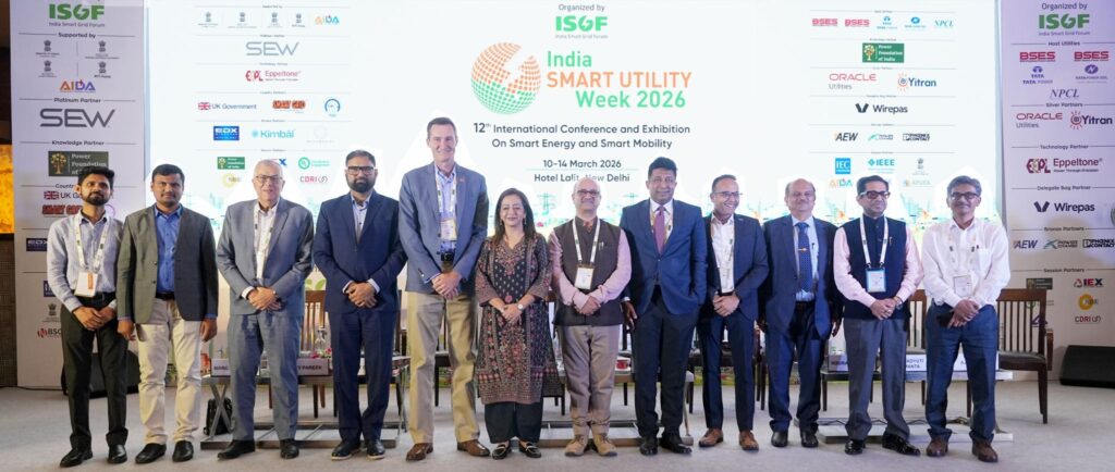 Panel discussion at India Smart Utility Week Smart Metering & AMI 2026
