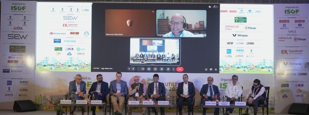 Kimbal representation at the Panel discussion at India Smart Utility Week Smart Metering & AMI 2026 powered by India Smart Grid Forum