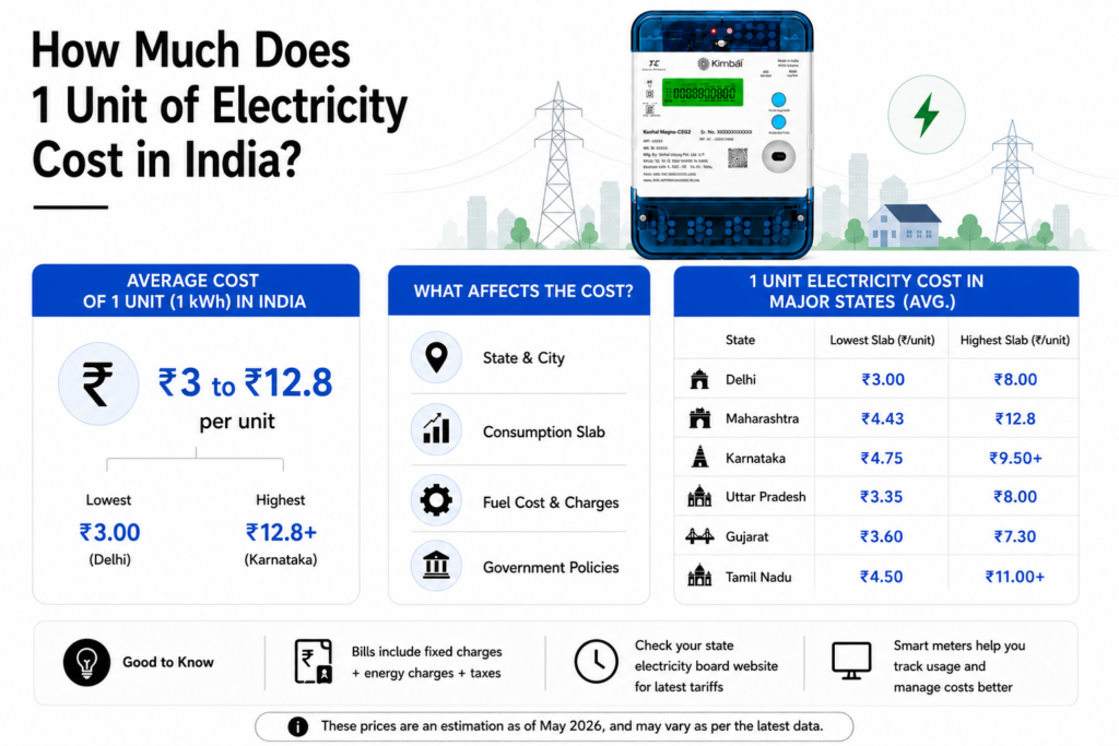 Cost of electricity in India