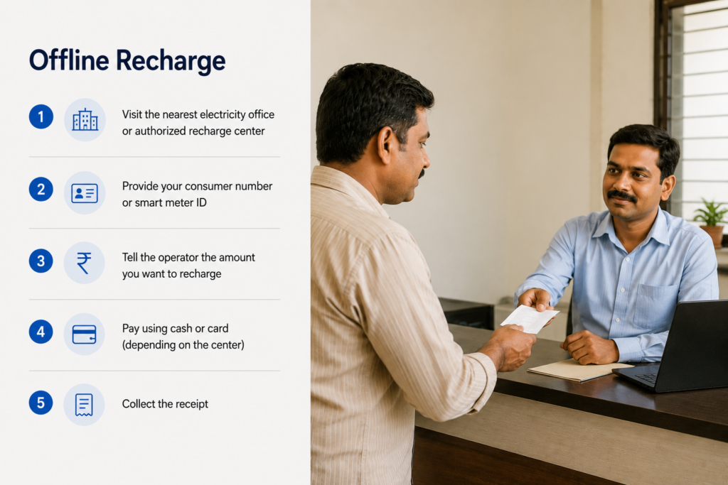 smart meter recharge offline in india