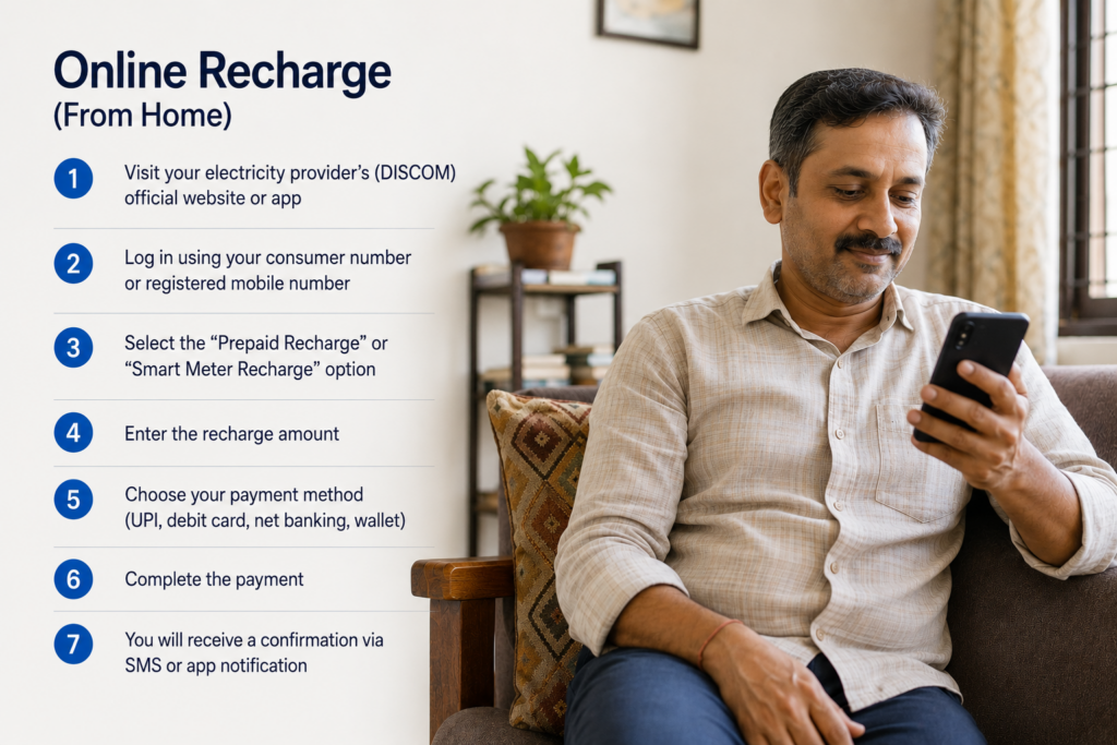 Smart meter recharge online in india