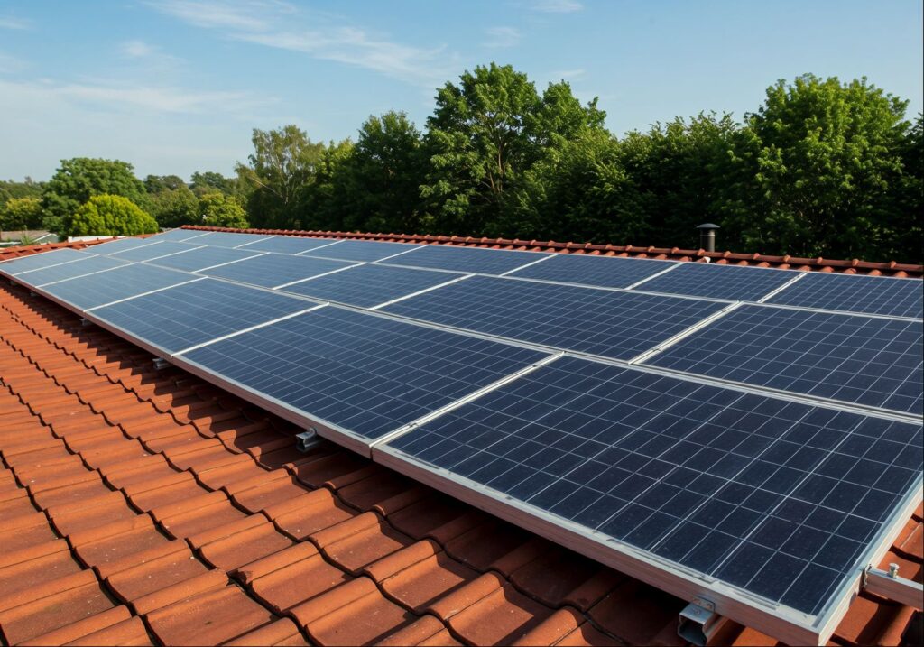 Rooftop solar panel in India